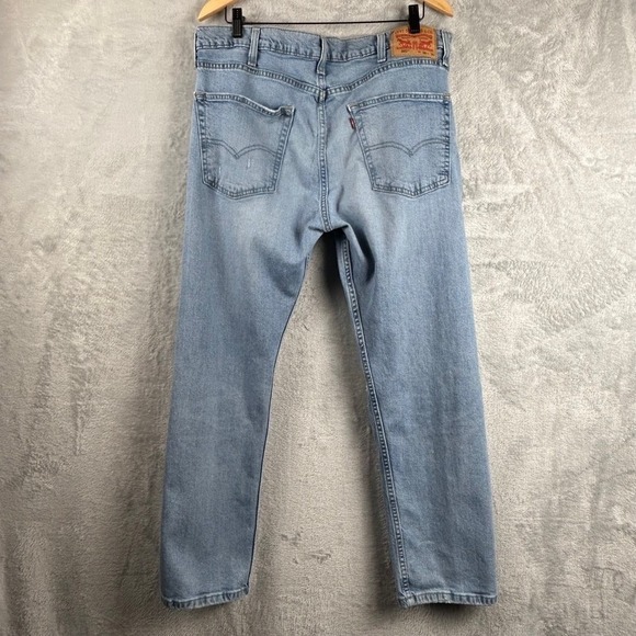 Levi's Jeans Men's 38 x 30 Light Wash 502 Taper Fit 295070899 - Picture 2 of 10